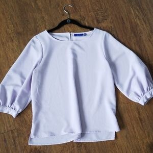 Lilac work blouse